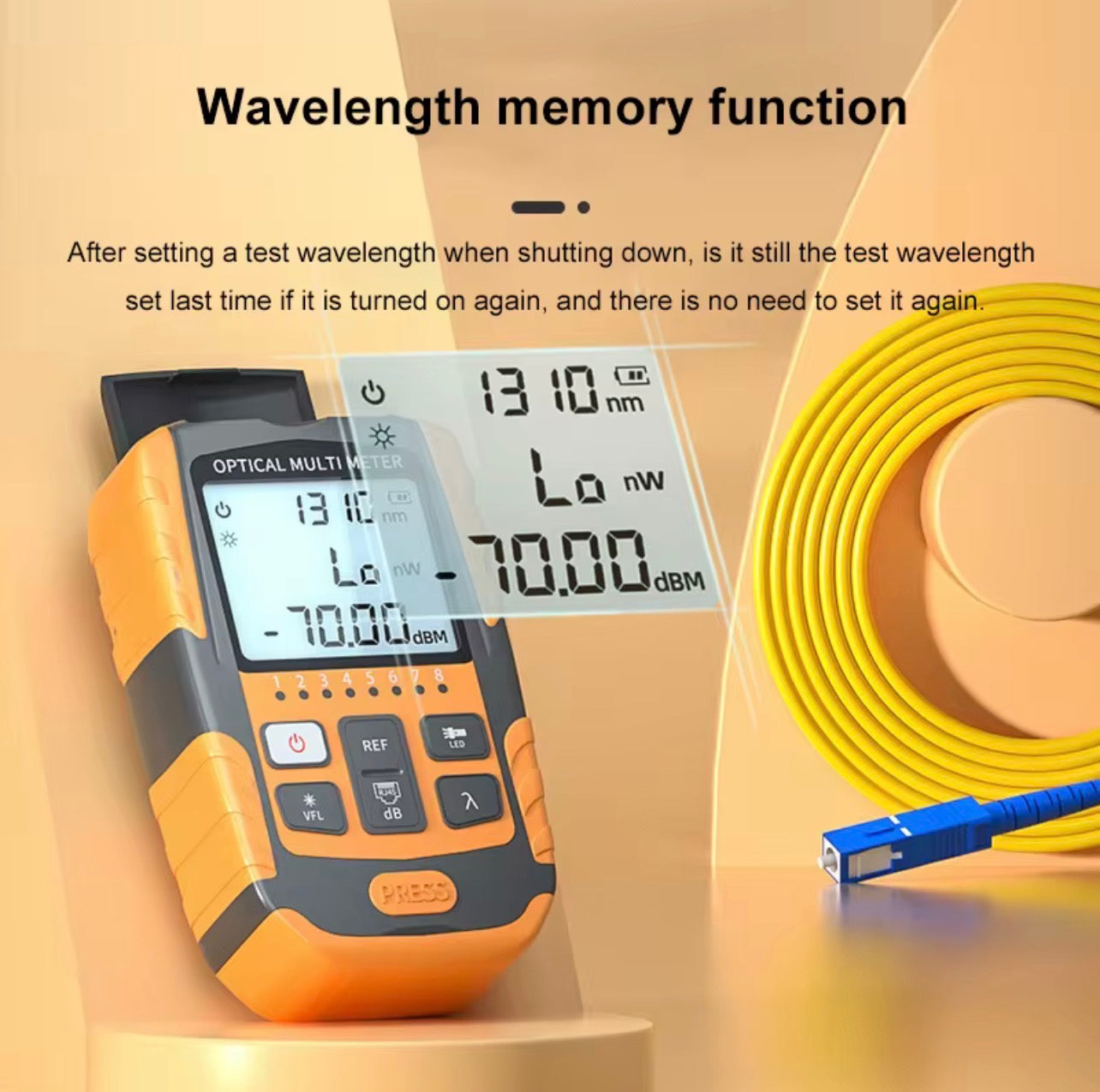 Optical Multi Meter – Power Meter + Visual Fault Locator (VFL)
