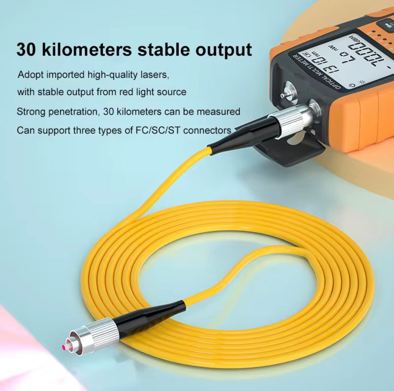 Optical Multi Meter – Power Meter + Visual Fault Locator (VFL)