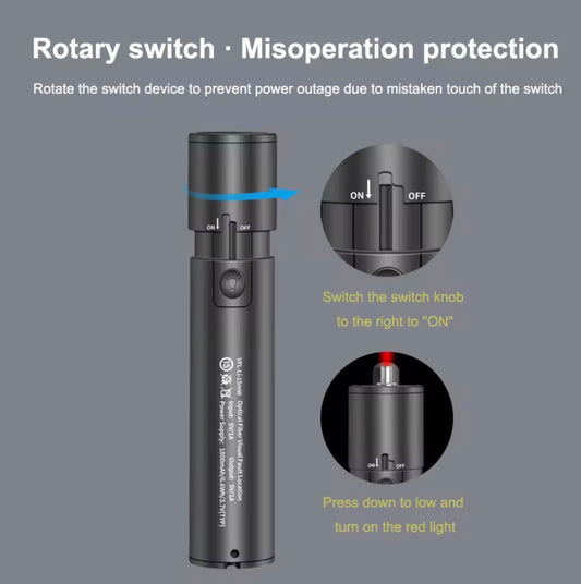 Rechargeable Fiber Optic Visual Fault Locator Pen (30mW)
