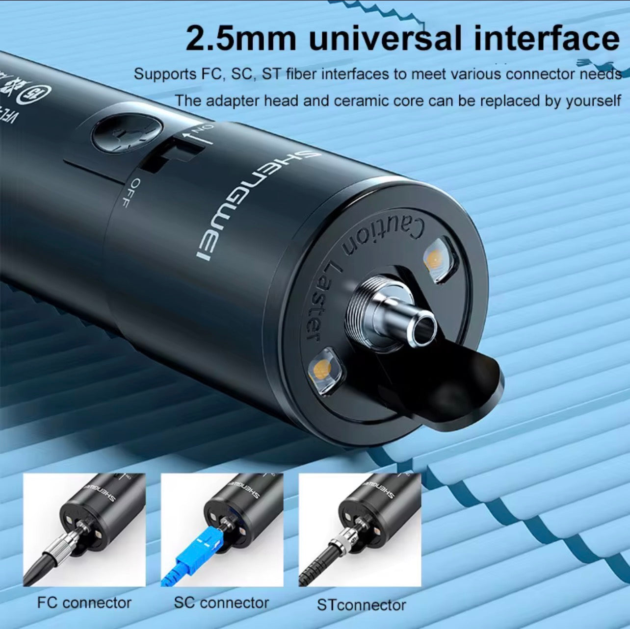Rechargeable Fiber Optic Visual Fault Locator Pen (30mW)