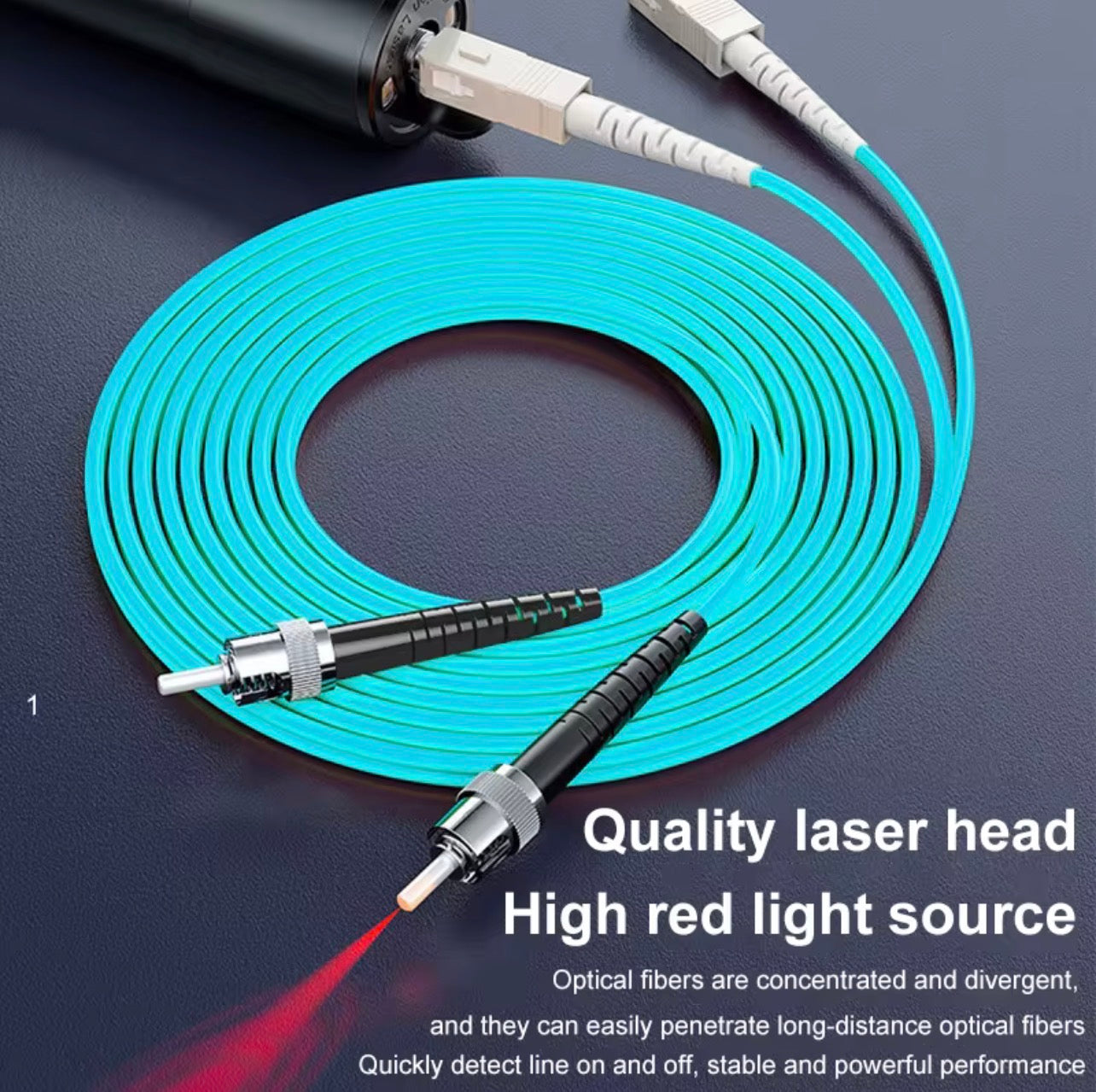 Rechargeable Fiber Optic Visual Fault Locator Pen (30mW)