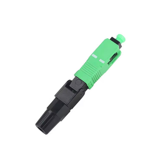 SC/APC Field-Assembleable Fast Connector – Pack of 10 – Single-Mode FTTH Quick Termination